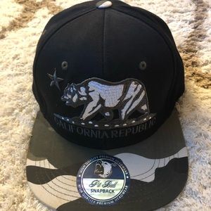 Black & Green Camo Bill Pit Bull SnapBack.